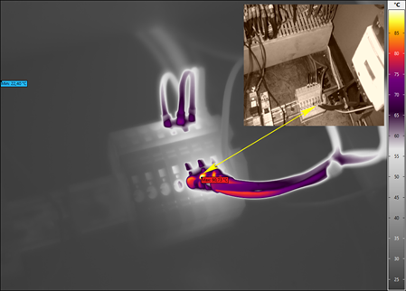 Beispiel zur Elektrothermografie